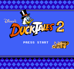Duck Tales 2 Title Screen